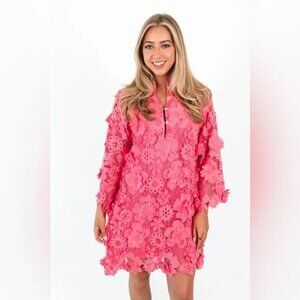 NWT! J.Marie Dress ONLY $59! Retail $168! Seraphina Floral 3D Lace Sz XS